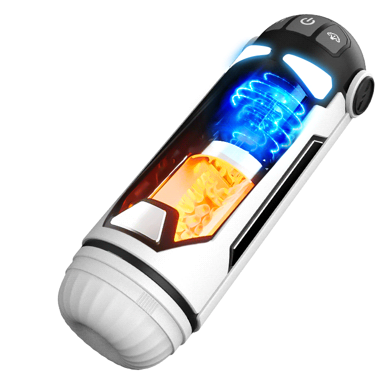 Masturbationstasse für Männer mit 4 Dehnungsmodi und Heizfunktion mit verstellbarer Staubschutzhülle 