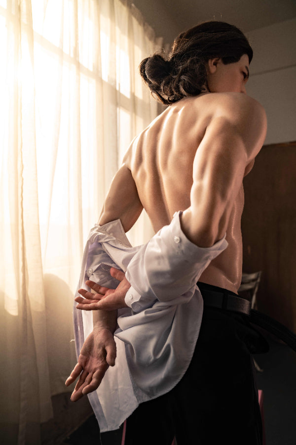 175cm/5ft9 Silicone Head Male Sex Doll - Regan