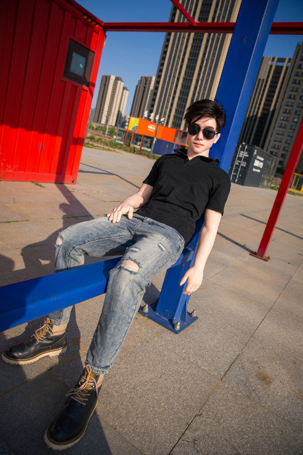 177cm/5ft9 Realistic Male Silicone Sex Doll - QIN