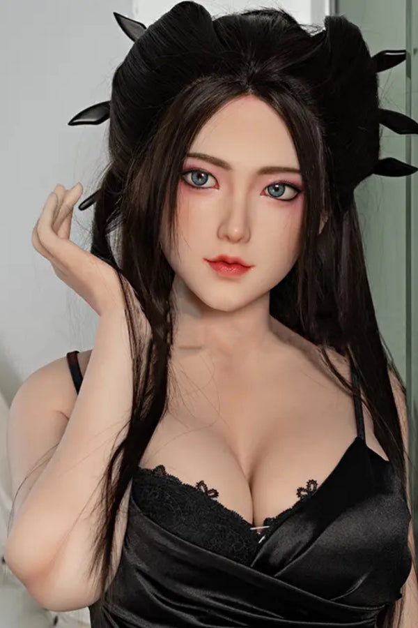 170cm/5ft7 D-cup Japanese Silicone Head Sex Doll - A38 Jisoo