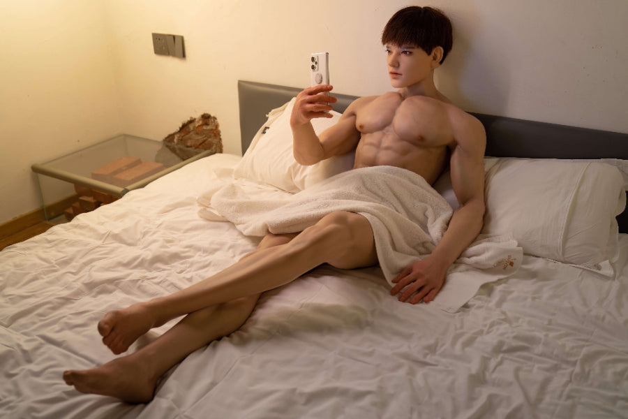 175cm/5ft9 Silicone Head Male Sex Doll - Leonardo