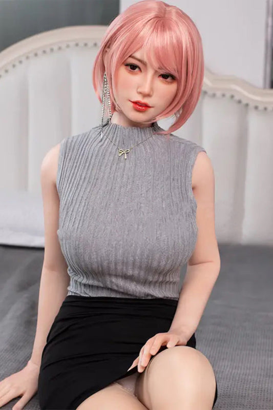 160cm/5ft3 D-cup Silicone Head Sex Doll - A55 Nan