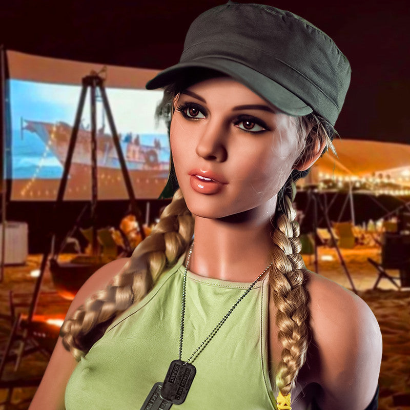 Tanja 166cm Lebensechte Amerikanischer weiblicher Soldat Sexpuppe 40 kg 