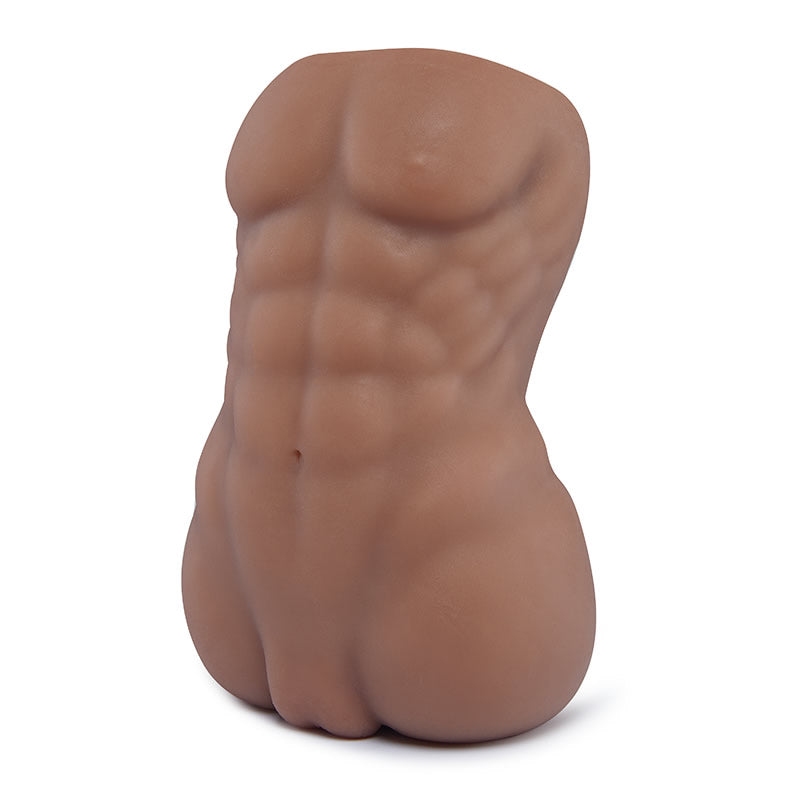 Echtgetreuer dunkler männlicher Anus-Simulationsdildo, 0,8 kg 