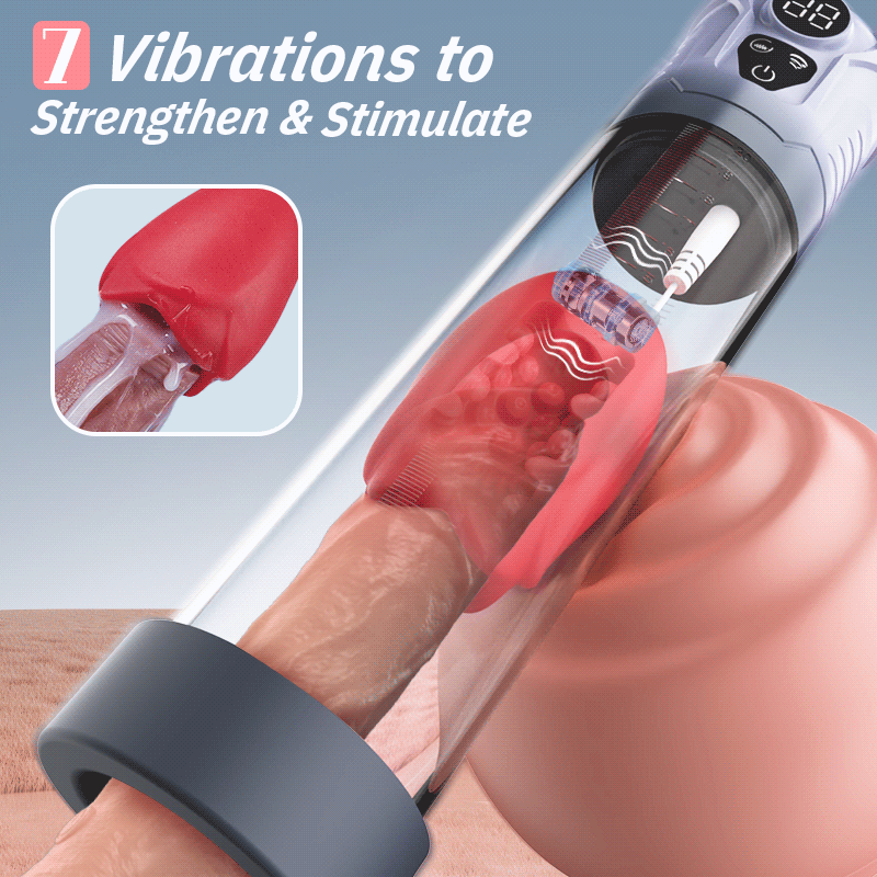 Acmejoy GrowPlus - Train & Please Penis Pumps 5 Sucking Blowjob 7 Vibrations