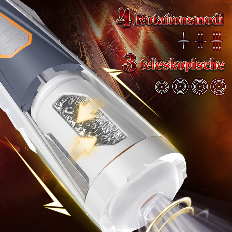 Baxter 3 Thrusting 4 rotierender männlicher Masturbator mit Sprachmodus