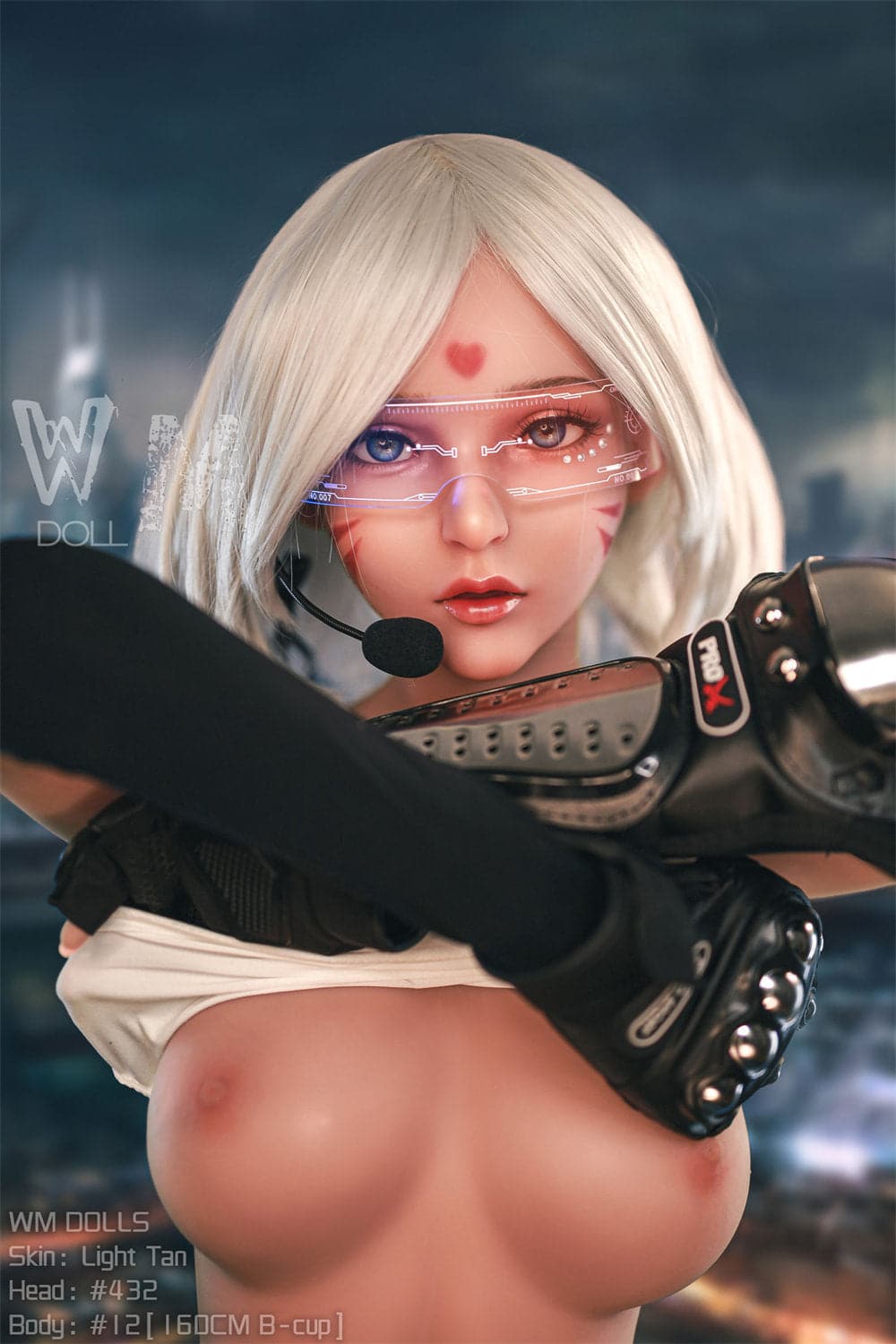 160cm/5ft3 B-cup 2B Real Life Sex TPE Doll with #432 Head