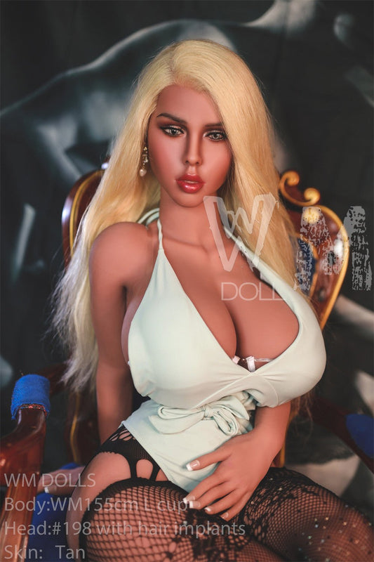 155cm/5ft1 L-cup Fuckable Tits Thick TPE Lady Sex Doll with #198 Head