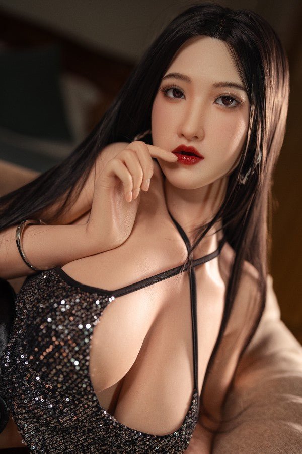168cm/5ft6 G-cup Huge Breast Korean Full Silicone Sex Doll - #607