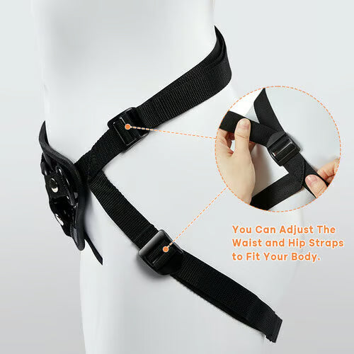 Acmejoy - Adjustable Strap-On Harness with Two Different Sizes O-rings