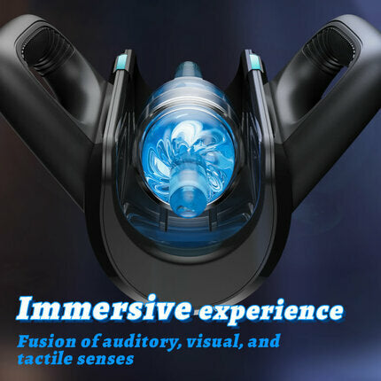 Leten - Interactive Transparent Stroker 10 Thrusting, 4,72 in Deep Stroke & Realistic Moaning Voice Stroker