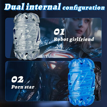 Leten - Interactive Transparent Stroker 10 Thrusting, 4,72 in Deep Stroke & Realistic Moaning Voice Stroker