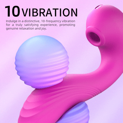TRIPLE AROUSAL Clitoral Sucking 5 Licking 10 Vibrating Vibrator BKC TRIPLE AROUSAL Clitoral Sucking 5 Licking 10 Vibrating Vibrator BKC