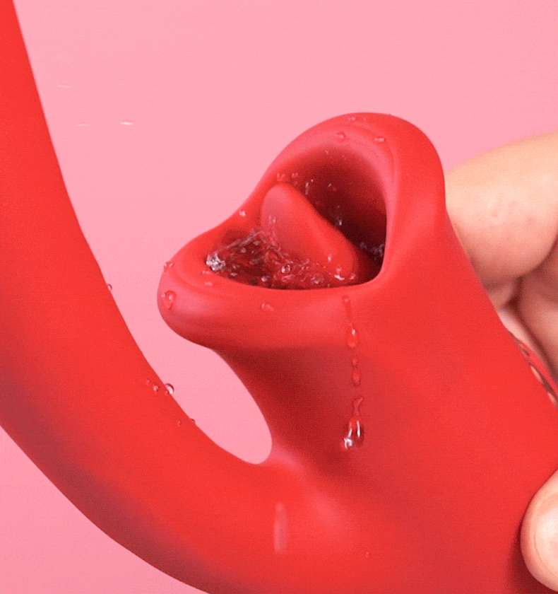 Acmejoy-Shaped Biting Soother with Vibration & Flapping