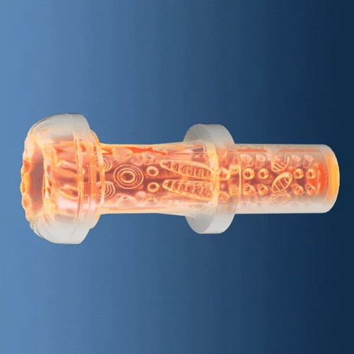 Tragbarer 7-stoßender und vibrierender, erhitzender Vocal-Masturbationsbecher