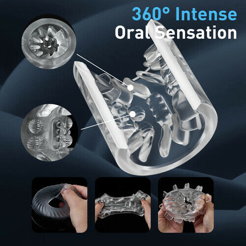 Acmejoy - Style Manual Thrusting & Squeezing Detachable Multifunctional Male Stroker