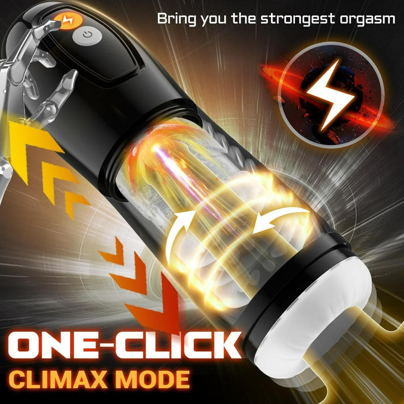 Aiden 9 Thrusting & Rotating Masturbator Adult Sex Toys For Men