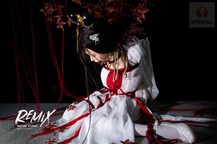 163cm/5ft4 H-cup Silicone Head Eyes Closed BDSM Sex Doll - Chuyue