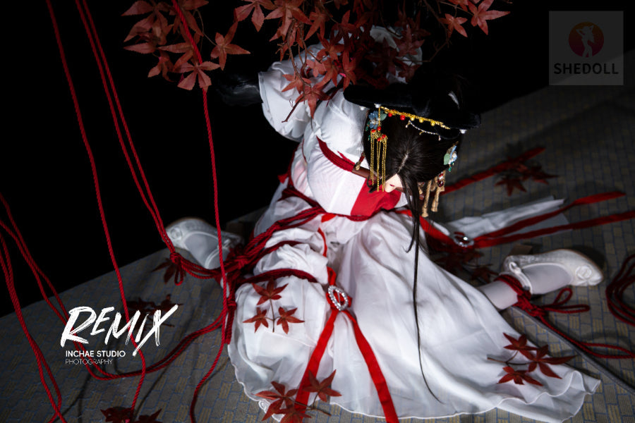 163cm/5ft4 H-cup Silicone Head Eyes Closed BDSM Sex Doll - Chuyue