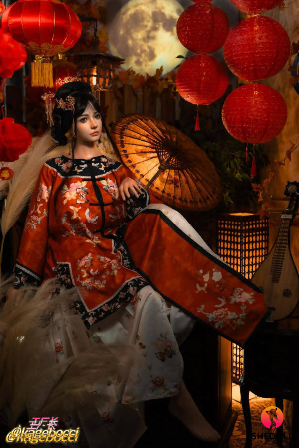 165cm/5ft5 E-cup Silicone Head Chinese Sex Doll - Tasha