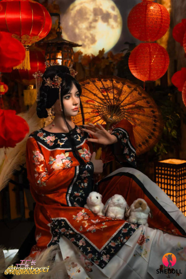 165cm/5ft5 E-cup Silicone Head Chinese Sex Doll - Tasha