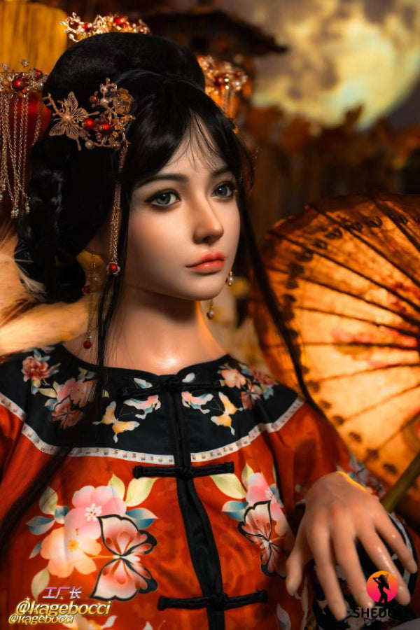 165cm/5ft5 E-cup Silicone Head Chinese Sex Doll - Tasha