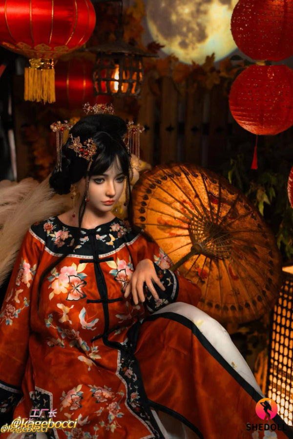 165cm/5ft5 E-cup Silicone Head Chinese Sex Doll - Tasha