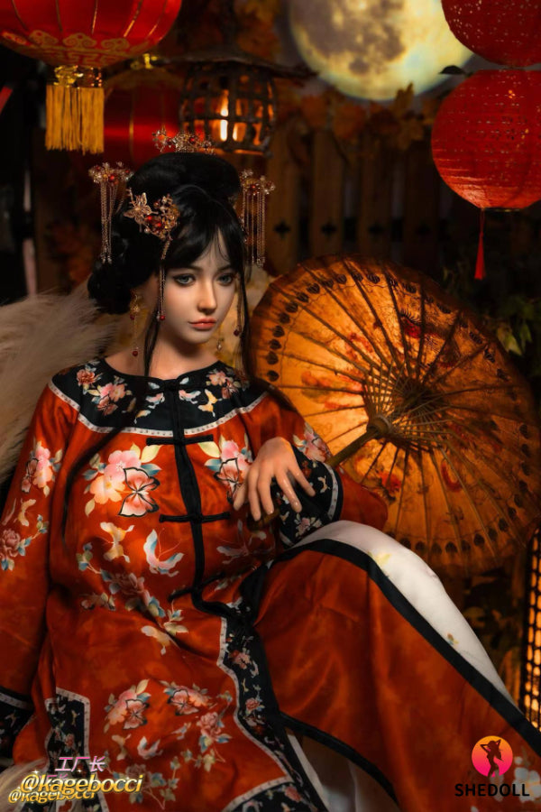 165cm/5ft5 E-cup Silicone Head Chinese Sex Doll - Tasha