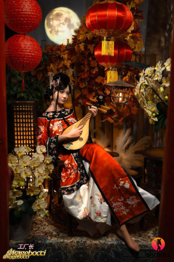 165cm/5ft5 E-cup Silicone Head Chinese Sex Doll - Tasha