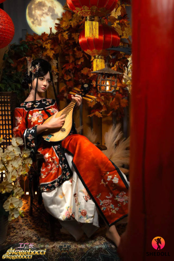 165cm/5ft5 E-cup Silicone Head Chinese Sex Doll - Tasha