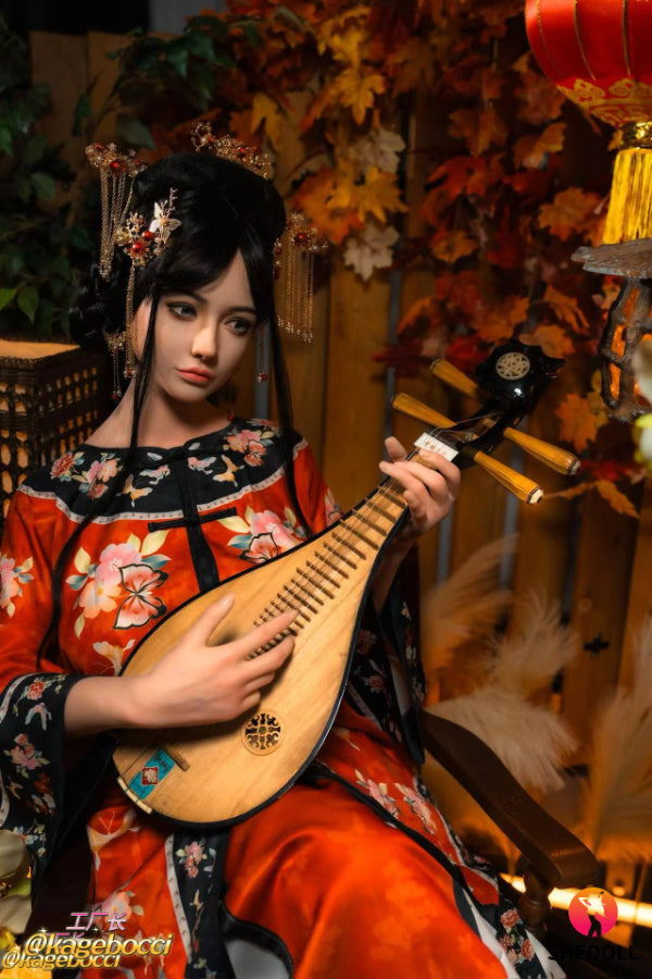 165cm/5ft5 E-cup Silicone Head Chinese Sex Doll - Tasha