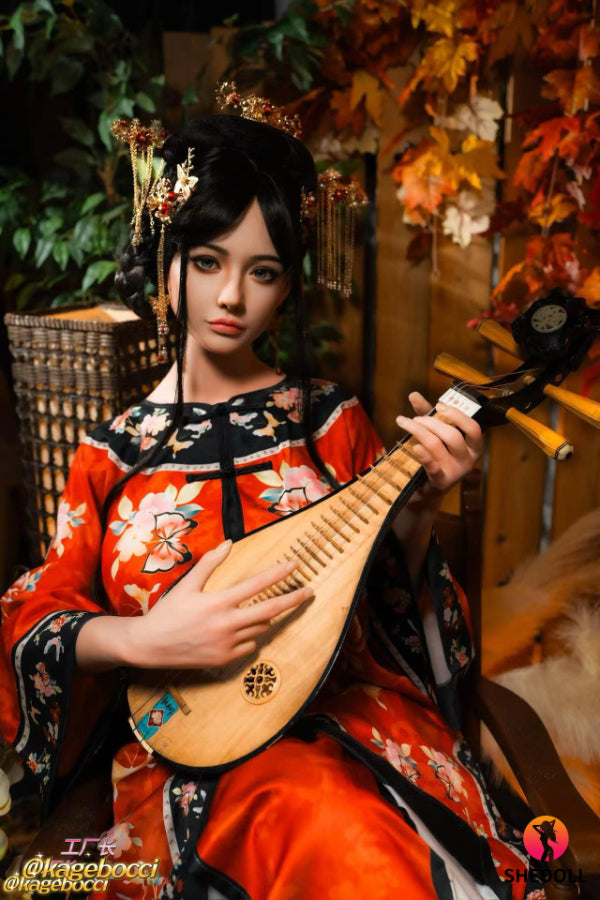 165cm/5ft5 E-cup Silicone Head Chinese Sex Doll - Tasha