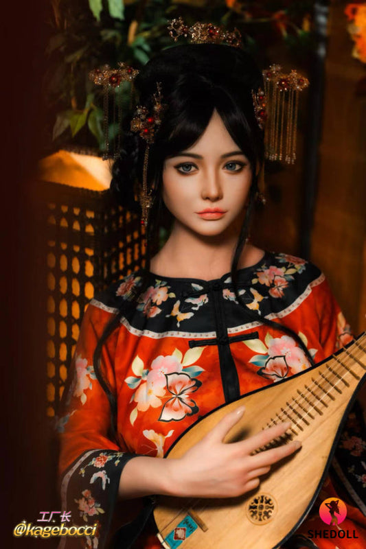 165cm/5ft5 E-cup Silicone Head Chinese Sex Doll - Tasha
