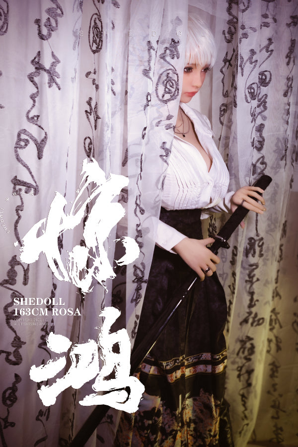 165cm/5ft5 E-cup Silicone Head Sex Doll - Qiangwei