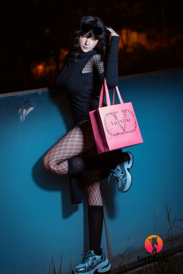 165cm/5ft5 E-cup Silicone Head Sex Doll - Chulin