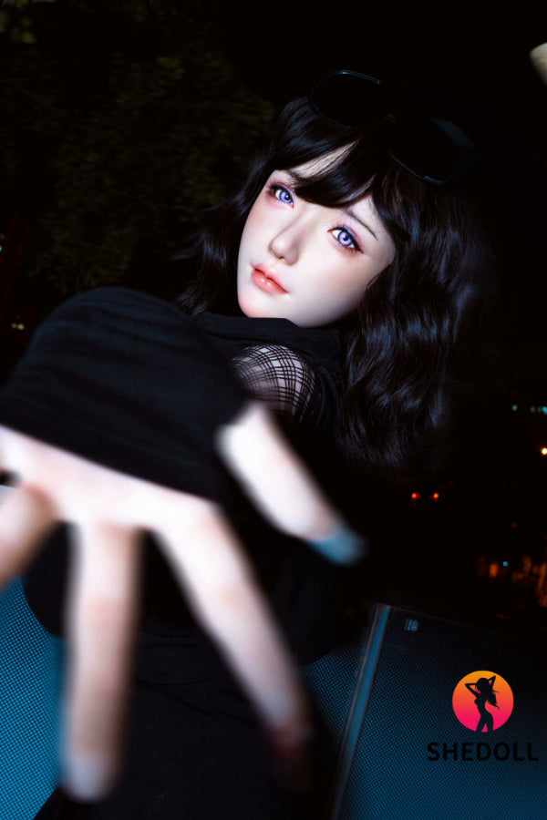 165cm/5ft5 E-cup Silicone Head Sex Doll - Chulin