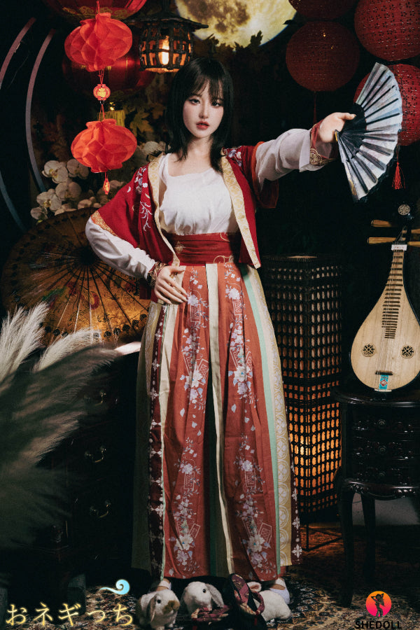 165cm/5ft5 E-cup Silicone Head Chinese Sex Doll - Suxingran