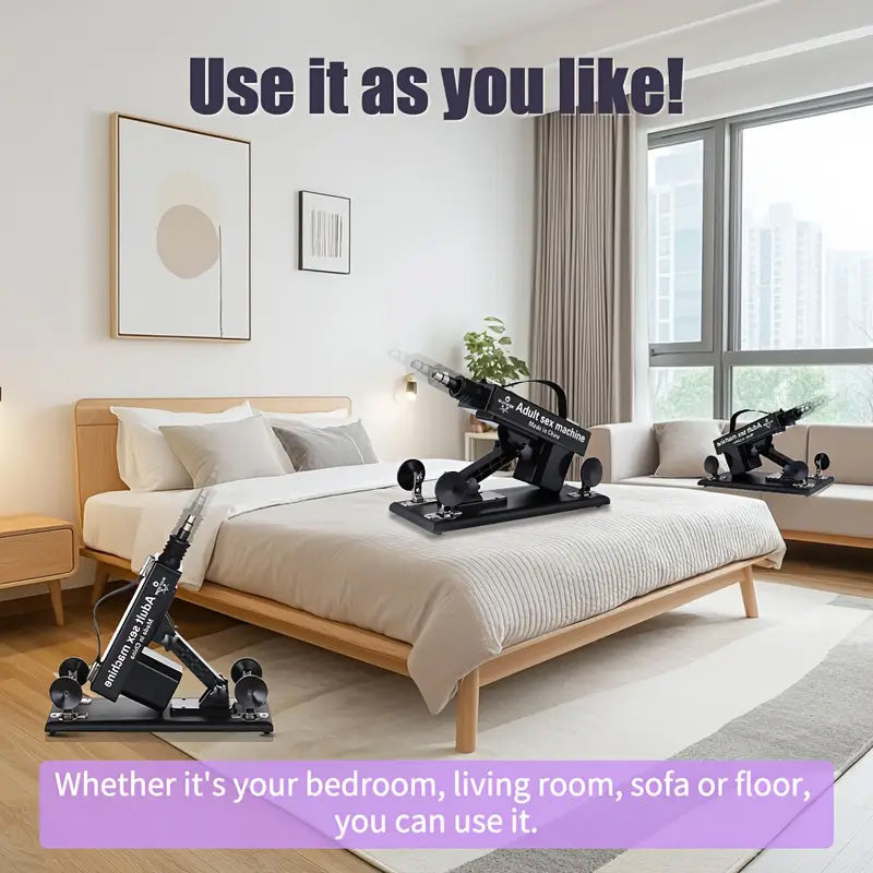 Ultimate Pleasure with Top-Rated Sex Machine 7 Accessories Automatic Thrust Anal Love