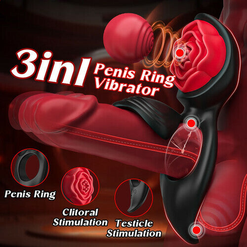 Acmejoy - Wizard APP Control 7 Vibrating Cock Ring BKC Acmejoy - Wizard APP Control 7 Vibrating Cock Ring BKC