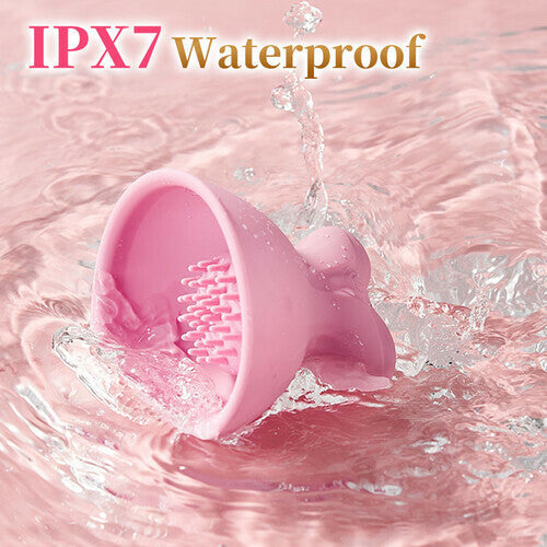 Acmejoy - 7 Vibrating & Rotation Nipple Toys with Replaceable Message Head