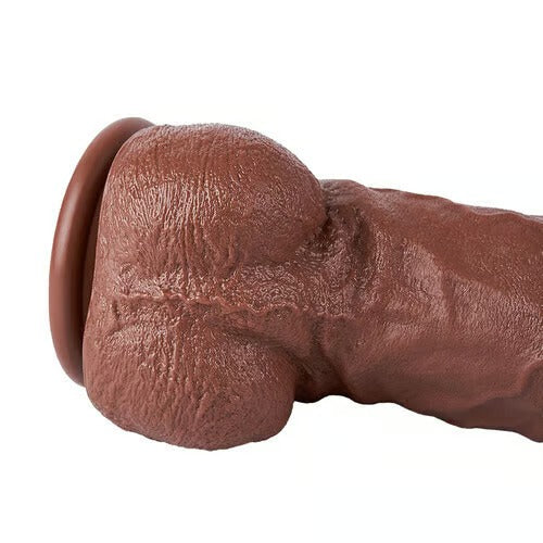 Acmejoy - Huge Black Dual Density Dildo 12.99 Inch