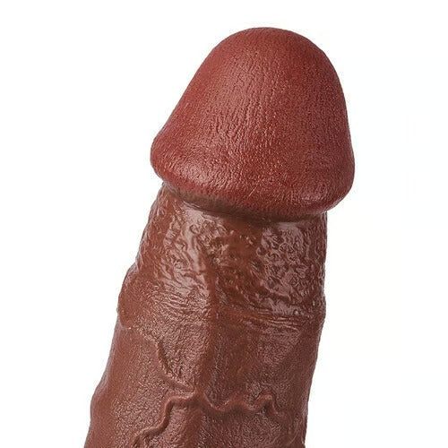 Acmejoy - Huge Black Dual Density Dildo 12.99 Inch