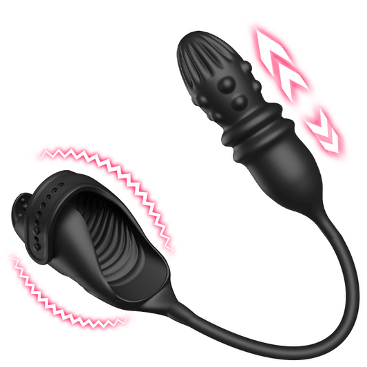 Acmejoy – Thrusting & Vibrating Glans Trainer for Intense Penis and Anal Stimulation