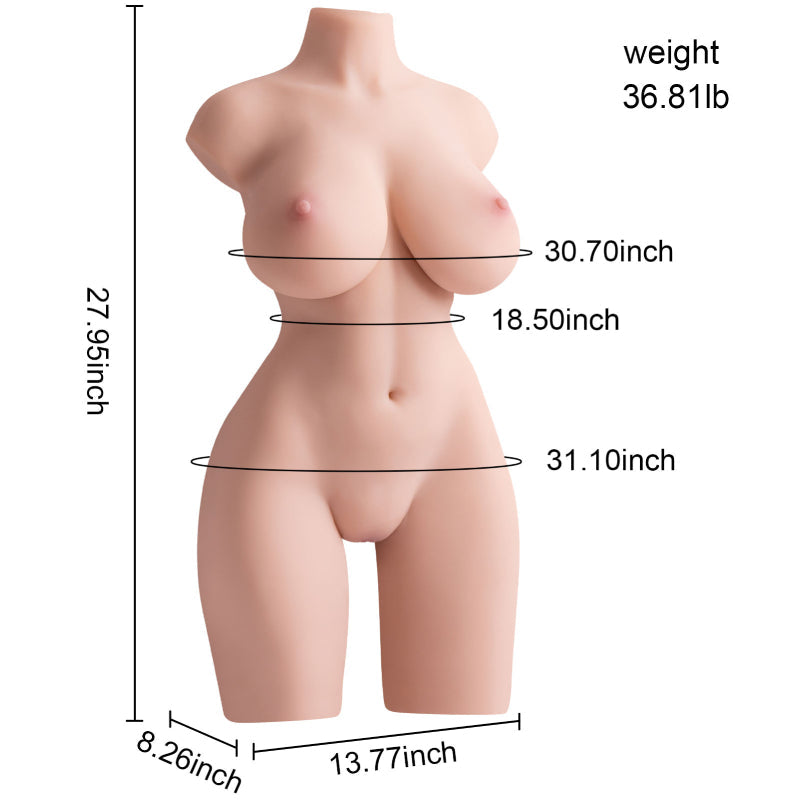 【Large Torso With Electric Function】16.7kg/36.81lb Real-Person Interactive Experience