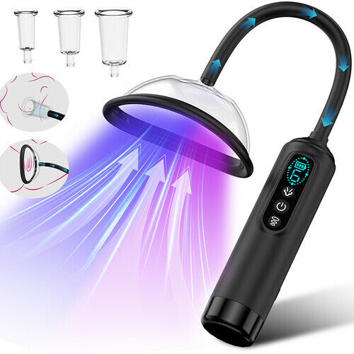 Acmejoy - Automatic Vacuum Nipple Pump & Vagina Pussy Pump With 5 Cups