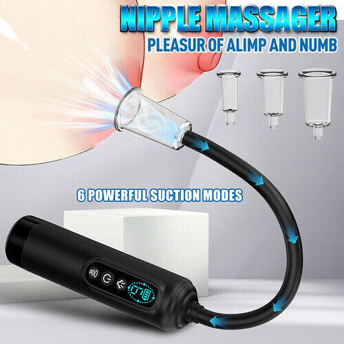 Acmejoy - Automatic Vacuum Nipple Pump & Vagina Pussy Pump With 5 Cups