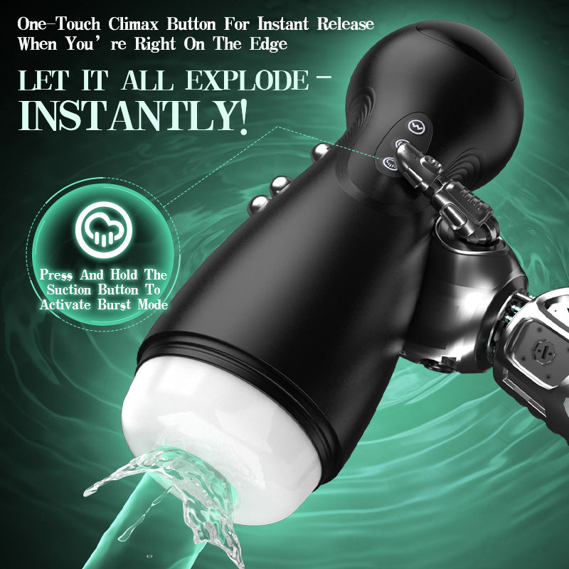 SolaceX - Intense Suction & Vibration Pleasure Male Stroker Masturbator