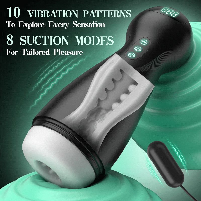 SolaceX - Intense Suction & Vibration Pleasure Male Stroker Masturbator