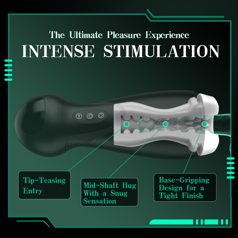 SolaceX - Intense Suction & Vibration Pleasure Male Stroker Masturbator