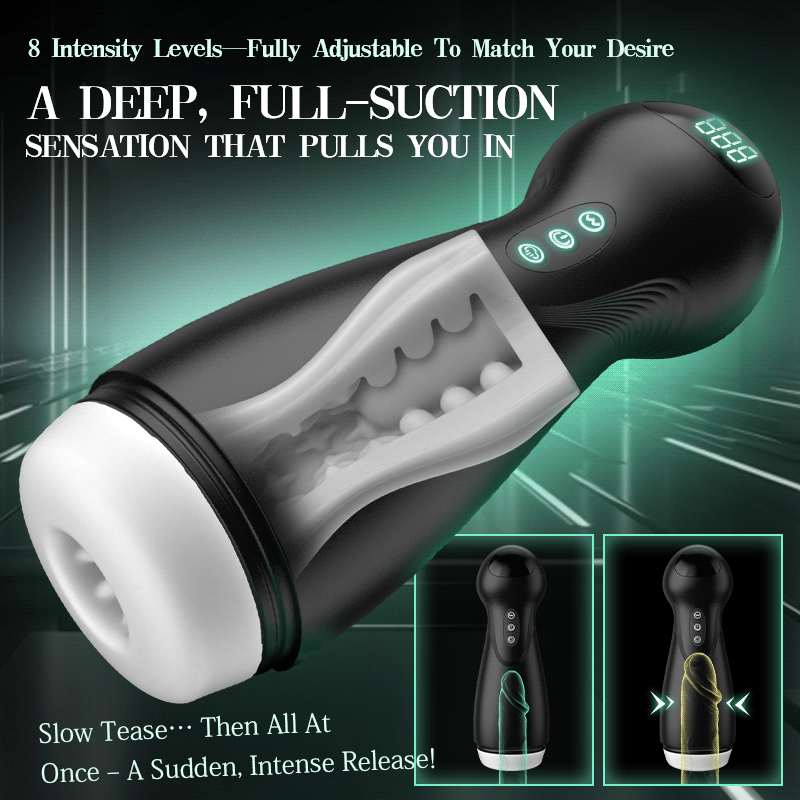 SolaceX - Intense Suction & Vibration Pleasure Male Stroker Masturbator